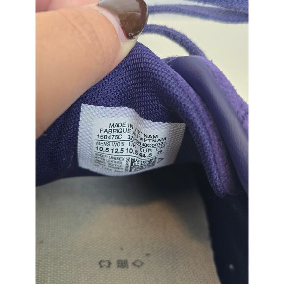 Converse One Star Purple Suede Low Tops Men's Size 10.5 Rare Retro Skate Style - Picture 8 of 9